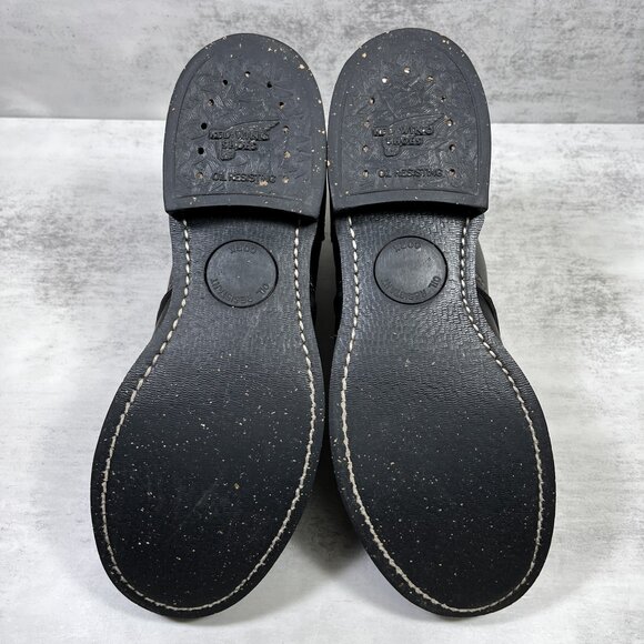 Red Wing Iron Ranger 8114 6" Leather Cork Sole Boots - Men's Size 6 D - Black - Picture 9 of 10